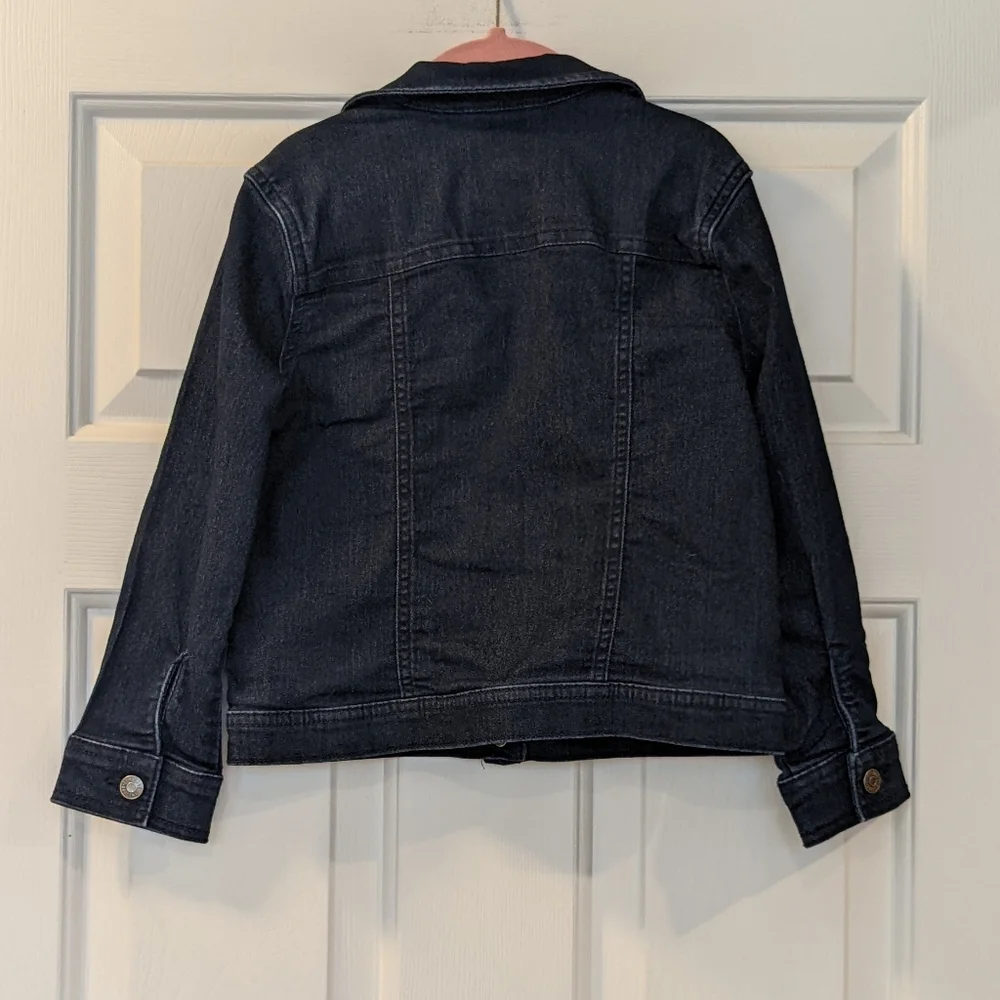 Gymboree denim jean jacket girls size small 5/6